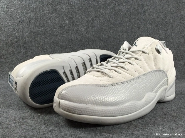 Rep LUCY Suede Air Jordan 308317-002 Grey 12 Low 0723